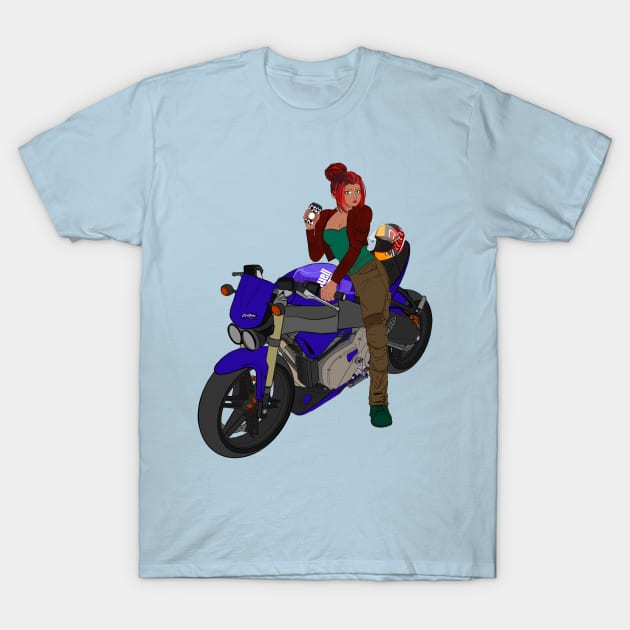 Buell Baby! T-Shirt by Living Dead Division